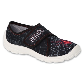 Dětské pantofle Befado 974Y565 Spider Application černý