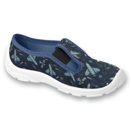Aplikace letadel Befado Boys Stippers 975x199 modrý