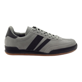 Sportovní šedé tenisky DK 83092 černý šedá