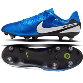 Nike Tiempo Legend 10 Academy Sg-Pro AC DV4338-400 Fotbal boty modrý Nike Tiempo Legend 10 Academy Sg-Pro AC DV4338-400 Fotbal boty modrý