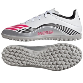 Adidas F50 Messi Club tf JP7445 Fotbalové boty bílý