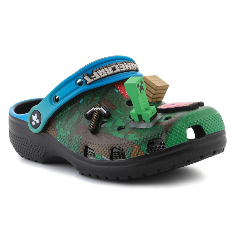 Crocs Classic Minecraft ucpává děti multi 210830-90h žabky vícebarevný