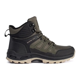 Vico Green-černé pánské trekkingové boty zelená Vico Green-černé pánské trekkingové boty zelená
