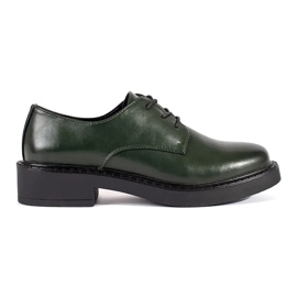Sergio Leone Low -heels Green Shoes zelená
