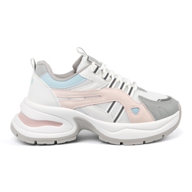 Pastel Dámská sportovní bota na platformě růžový Pastel Dámská sportovní bota na platformě růžový