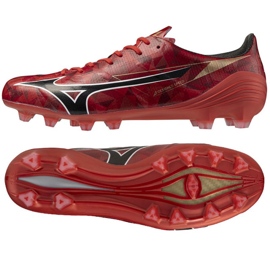 Mizuno Alfa II Elite FG P1GA256260 Fotbalové boty červené