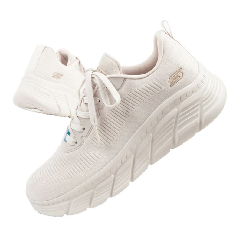 Skechers bobs b flex tenisky 117385/ofwt boty béžový Skechers bobs b flex tenisky 117385/ofwt boty béžový