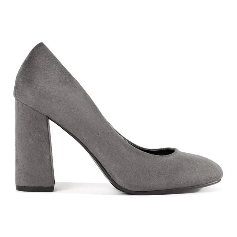 Seastar Suede Grey Pumps na sloupku šedá Seastar Suede Grey Pumps na sloupku šedá