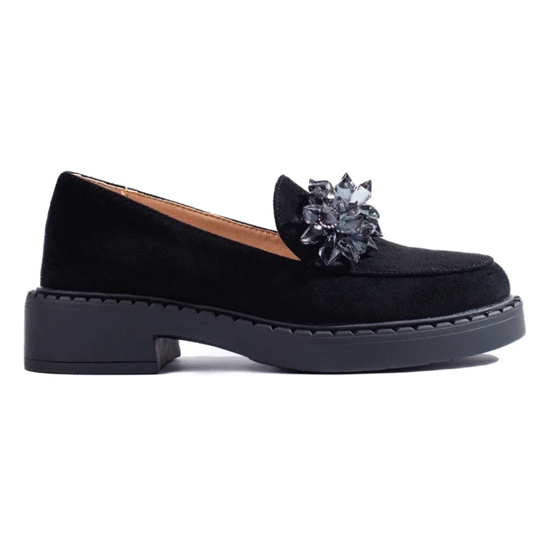 W. Potocki Dámské eko-party Potocki Loafers Black 12058bk černá