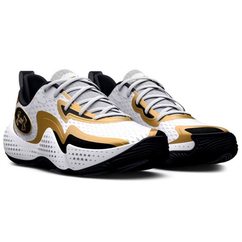 Basketball Shoes Under Armour Spawn 5 3026285 101 bílý