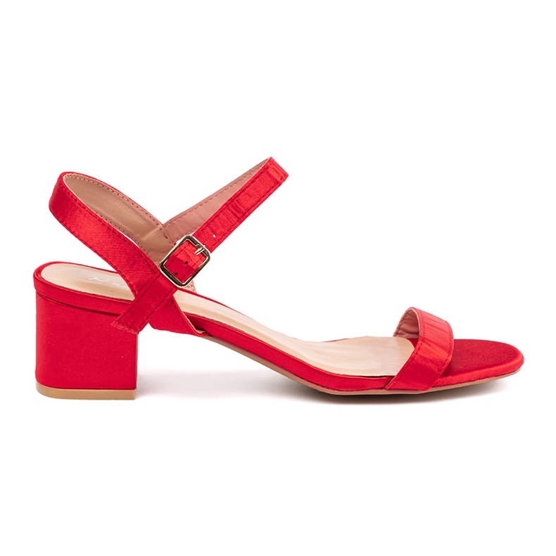 Shelvt Červené sandály na sloupku