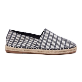 Pánské espadrilles s Braid Navy Blue modrý
