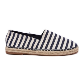 Pánské espadrilles s námořnickou modrou pruhovanou modrý Pánské espadrilles s námořnickou modrou pruhovanou modrý