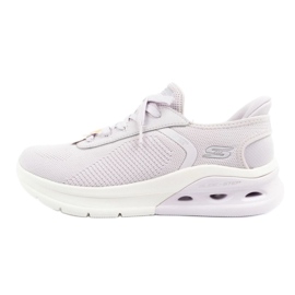 Skechers bobs obloukové vlny 2.0---Ow It Slip-Ins 117638/lil boty fialová