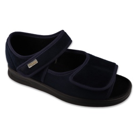 Dámské sandály Befado PU 589D002 Navy Blue modrý