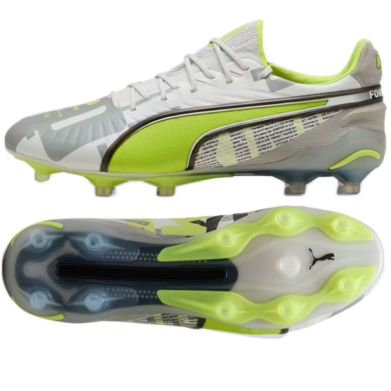 Puma King Ultimate Forever FG/AG 108426-01 Fotbalové boty šedá