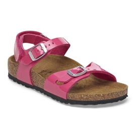 Sandály Birkenstock Rio jako Jr 1029497 růžový Sandály Birkenstock Rio jako Jr 1029497 růžový