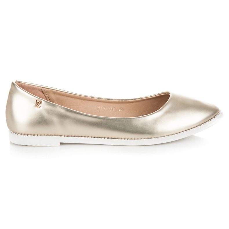 Vices Lesklé Balerína V Spitz žlutá