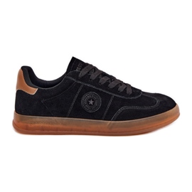 Dámské semišové tenisky Big Star RR274851 Hi-Polish System Black černý