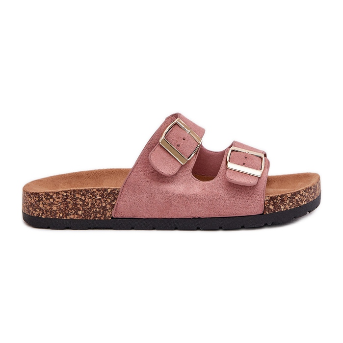 Boto Dámská kortina světle růžová podrážka růžový