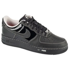 Nike Air Force 1 07 Low City Pack Parism Patent M Hv6226-001 Shoty černá Nike Air Force 1 07 Low City Pack Parism Patent M Hv6226-001 Shoty černá