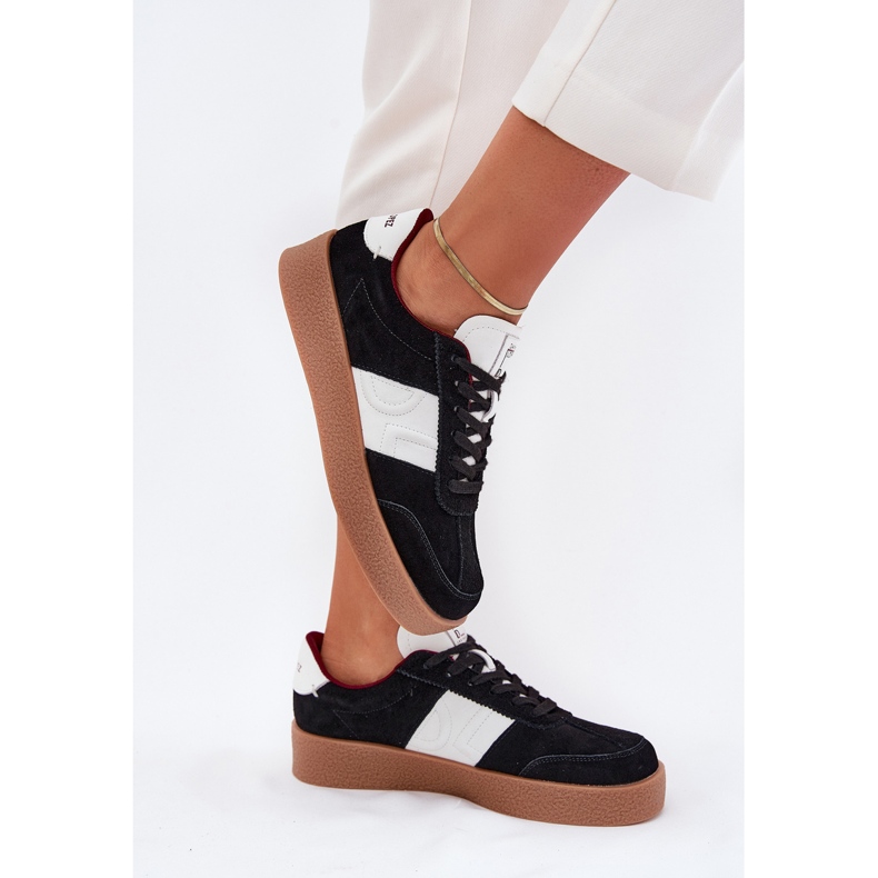 Big Star Dámské semišové tenisky Velká hvězda od Daniel Lopez SS2D4021 Black černá