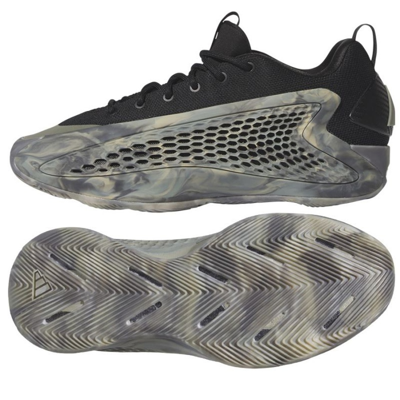 Adidas Anthony Edwards Basketball Shoes 1 M Ji4066 černá