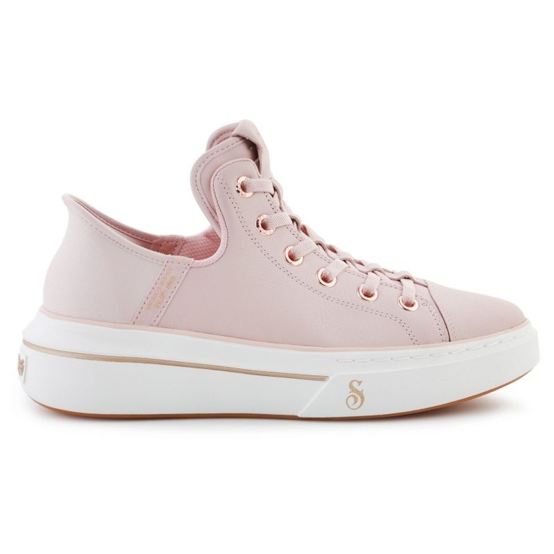 Skechers Slip-Inss: Snoop One-Og Leather in 186001-Blsh růžový