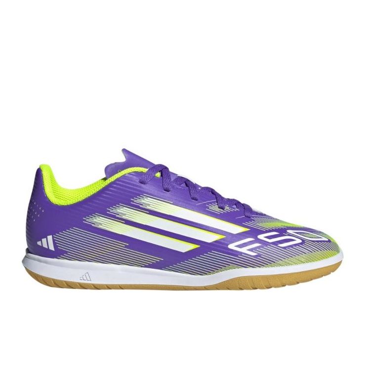 Adidas F50 Club ve fotbalové botě Jr Ji0042 fialový