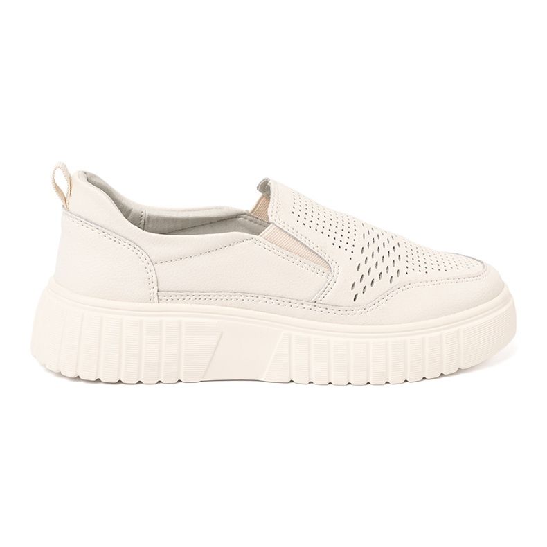 Sergio Leone Kožené boty na béžové platformě béžový Sergio Leone Kožené boty na béžové platformě béžový