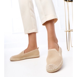 Beige Espadrilles na platformě Luna béžový Beige Espadrilles na platformě Luna béžový