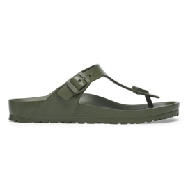 Pánské flip -flops Birkenstock Gizeh Eva 1019143 Green zelený