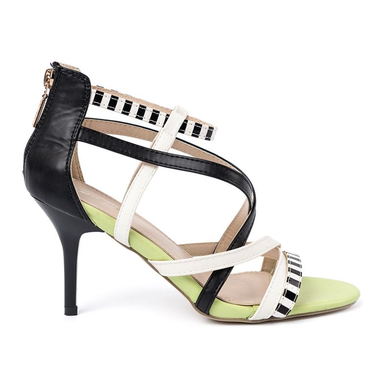 Shelvt Sandály na pruhovaném špendlíku vícebarevný