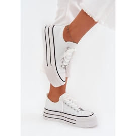 Boto Dámské tenisky na masivní platformě White Marinae bílý Boto Dámské tenisky na masivní platformě White Marinae bílý