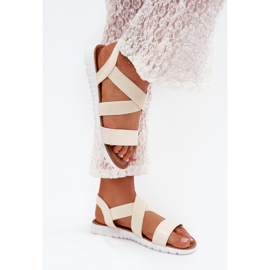 Boto Klasické dámské sandály sklouzly světlem Beige Norina béžový Boto Klasické dámské sandály sklouzly světlem Beige Norina béžový