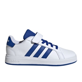 Adidas Grand Court 2.0 El C Jr JQ8000 Shoes bílý Adidas Grand Court 2.0 El C Jr JQ8000 Shoes bílý