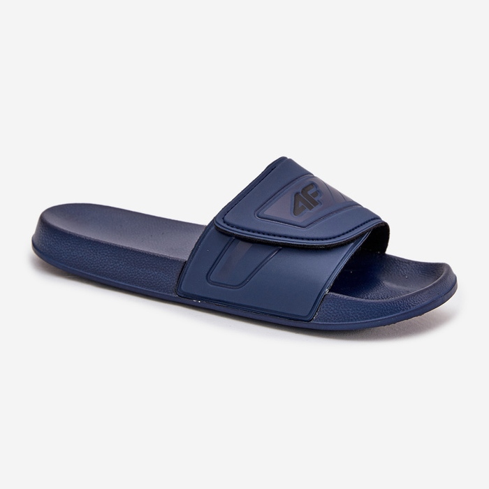 Pánské žabky s suchým zipem 4FMM00fflim091-31s Navy Blue modrý