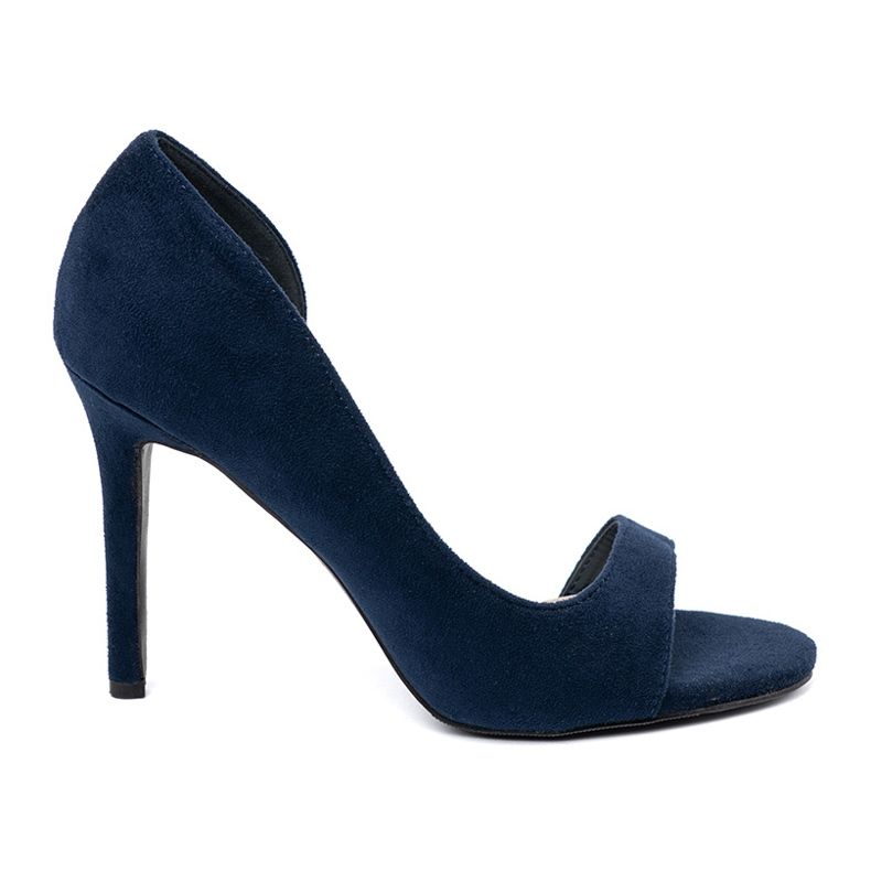 Goodin Semišové sandály na tmavě modrém špendlíku