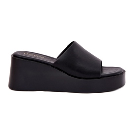 Dámské žabky na Anchoic Wedge Black černý