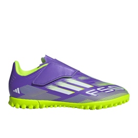 Adidas F50 Club Vel tf Jr Ji0034 fotbalové boty fialový Adidas F50 Club Vel tf Jr Ji0034 fotbalové boty fialový