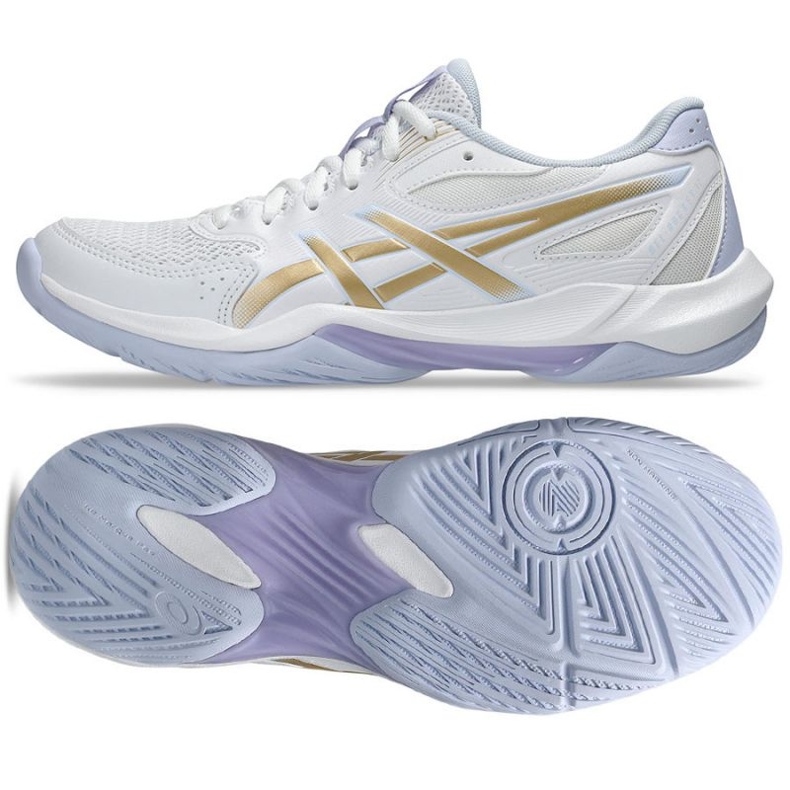 ASICS Gel-ROCKET 12 VOLLEYBALL SOOT v 1072A119 102 bílý