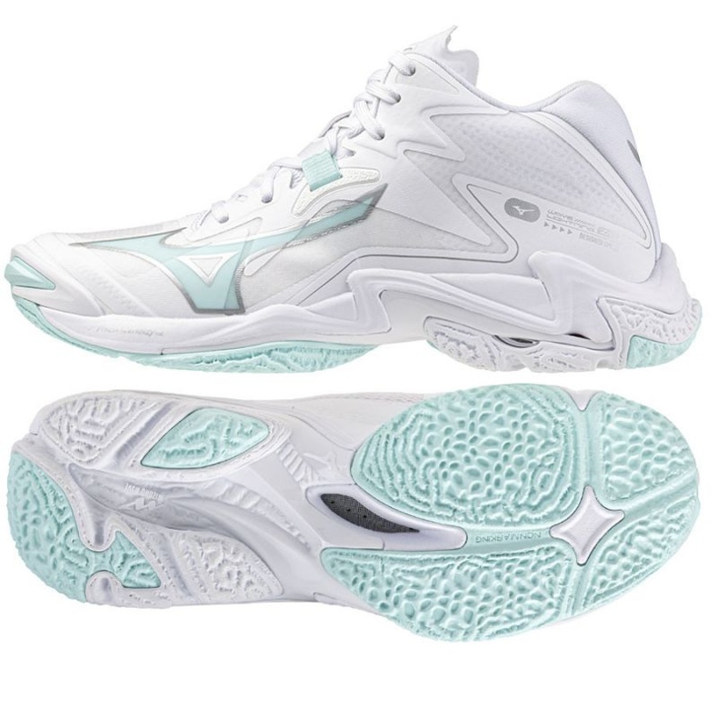 Mizuno vlnové osvětlení Z8 Mid boty ve V1GC240545 bílý