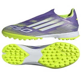 Adidas F50 League ll tf M Jh7727 Boty fialový Adidas F50 League ll tf M Jh7727 Boty fialový