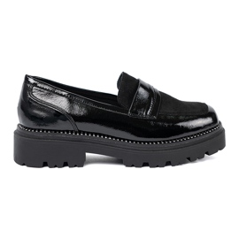 Goodin Vrhlé mokasíny s cvočky černý