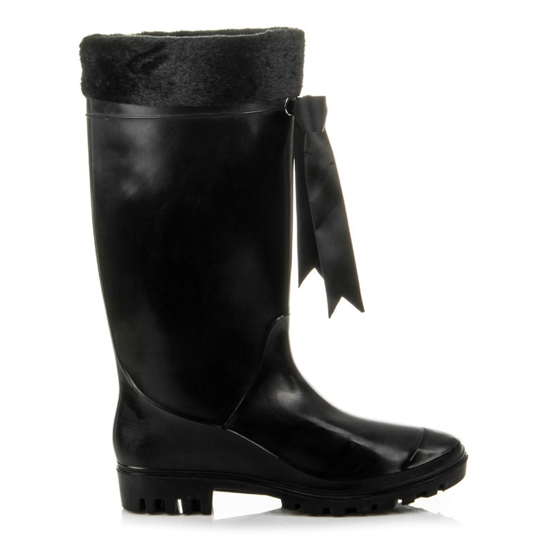 Vysoké boty se zateplením černá