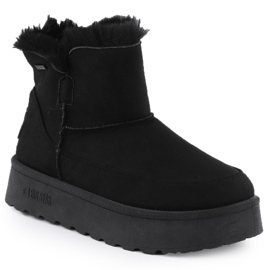 Vodotěsné sněhové boty na platformě Black Big Star SS274116 černý
