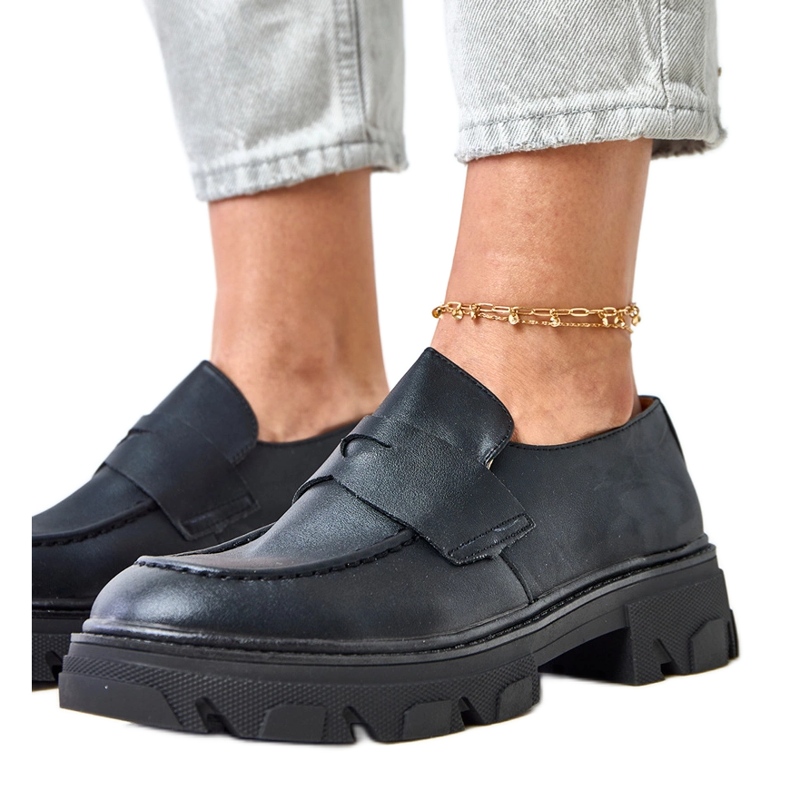 Černé ženy Mathered Moccasins Kirna černá