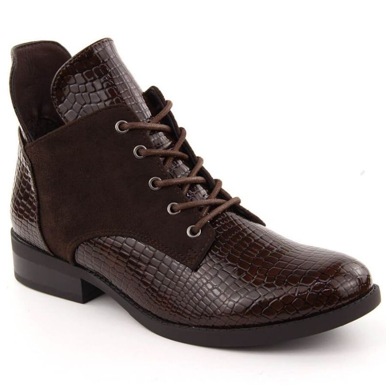 Vinceza Vincez Boots v roce 16477 Jan348b hnědý