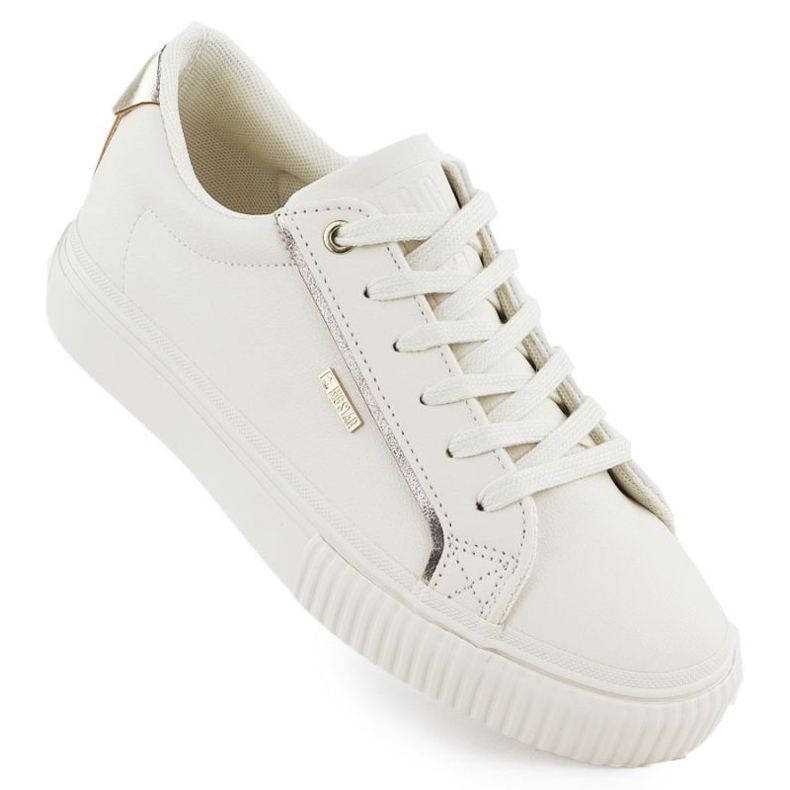 Big Star Eco -leather Sneakers in SS274027 Int2164B bílý