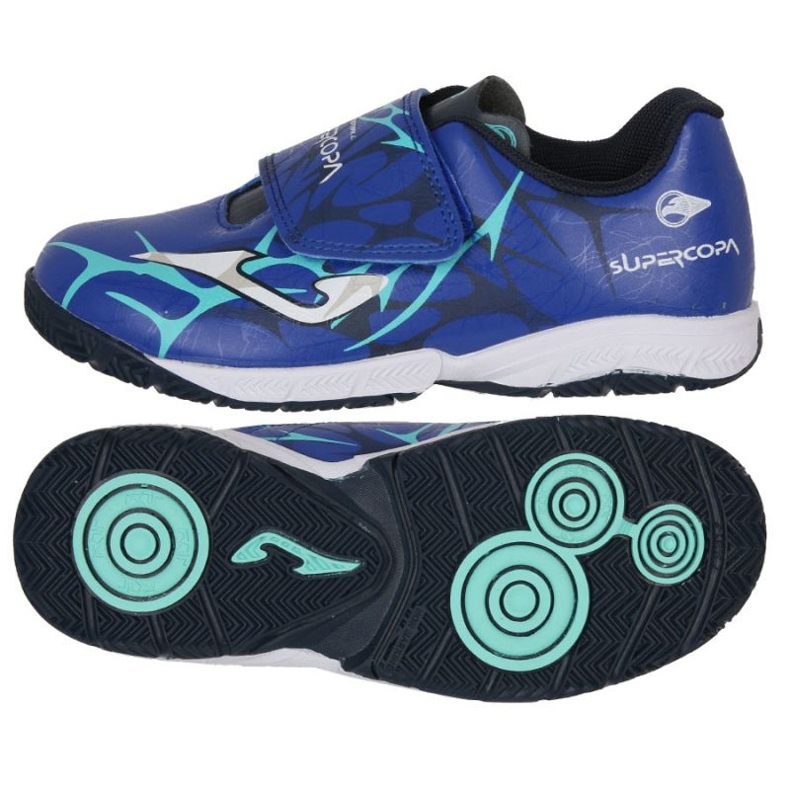 Joma Super Copa Jr 2409 v botách JR SCJW2504Inv modrý